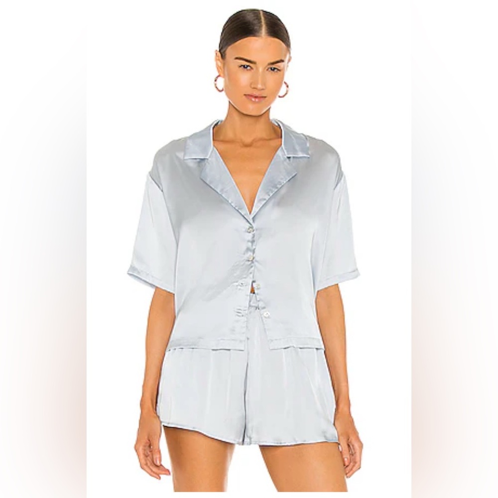 LOVERS AND FRIENDS  Shawn Top in Sky Blue